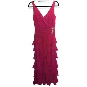 Vintage Tadashi Silk Hi-low Cocktail Dress